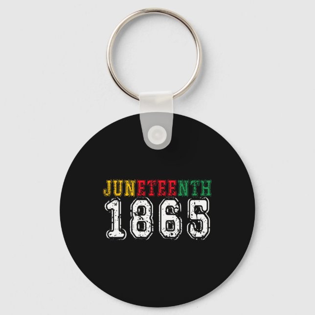 Den 19 juni 1970 Afrikas svarta historia Nyckelring (Framsida)