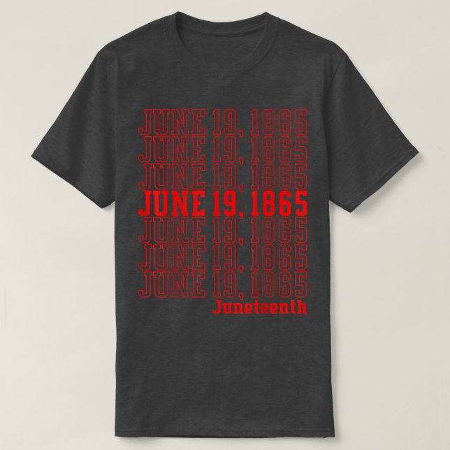 Den 19 juni 1981: Frihetsdagen T Shirt (Design framsida)