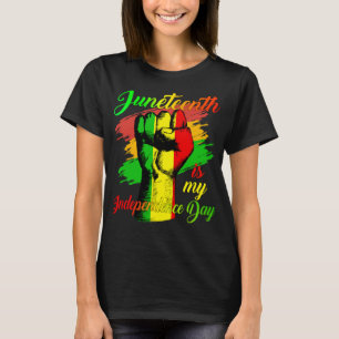Den 19 juni 2019 är min självständighetsfria svart t shirt