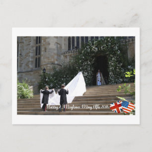Den 19 maj 2018: När Harry gifte sig med Meghan Vykort