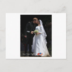 Den 19 maj 2018: När Harry gifte sig med Meghan Vykort