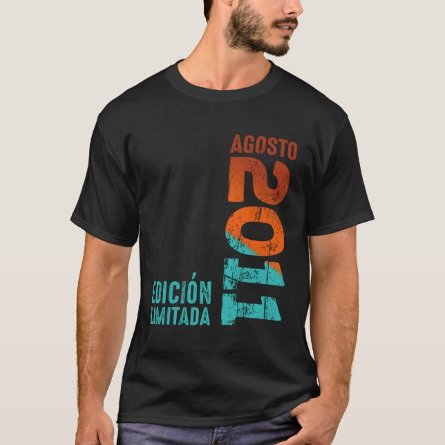 Den 1 augusti 2011 År 2011 2011 sedan 2011 T Shirt (Framsida)