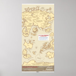 Den 2010 sociala nätverkandekartan poster