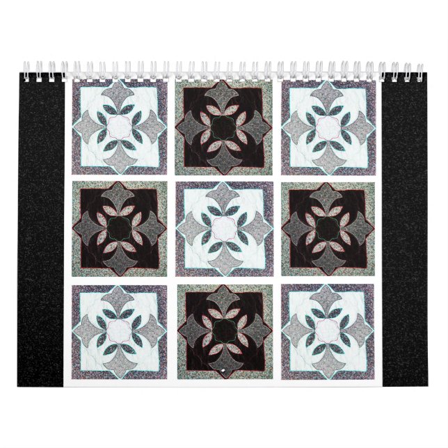 Den 2011 Digital täckekalendern i svartvitt Kalender (Omslag)