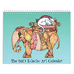 Den 2013 eklektiska konstkalendern kalender