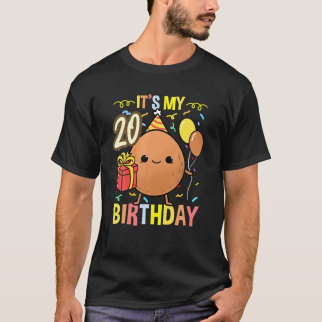 Den 20:e födelsedagsfrukten t shirt (Framsida)