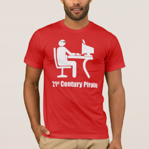 den 21. århundradepiraten tee