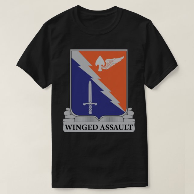 Den 229:e flygregimen Winged Assault T Shirt (Design framsida)