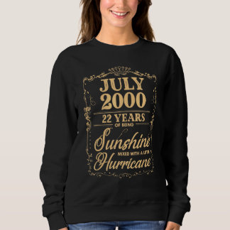 Den 22:a födelsedagen för henne som föddes i juli t shirt