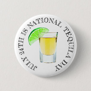 Den 24 juli är den nationella tequiladagen Button Knapp