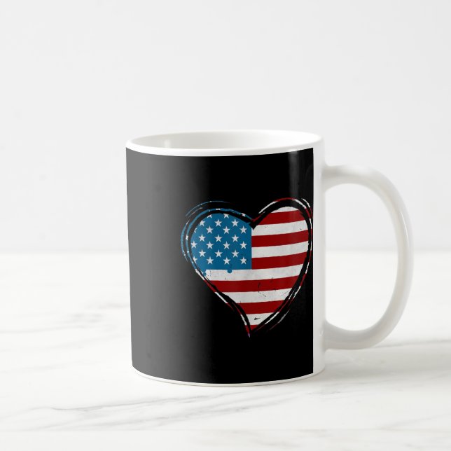 Den 25:e patriotiska hjärtminnesdagen kaffemugg (Höger)