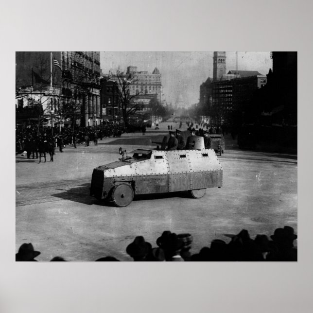 Den 27 mars 1917: Den pansarmakade skvadronen ford Poster (Framsidan)