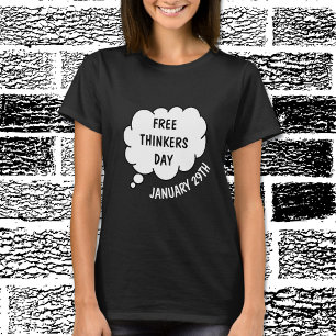 Den 29 januari är ledig Thinkers Day-skjorta T Shirt