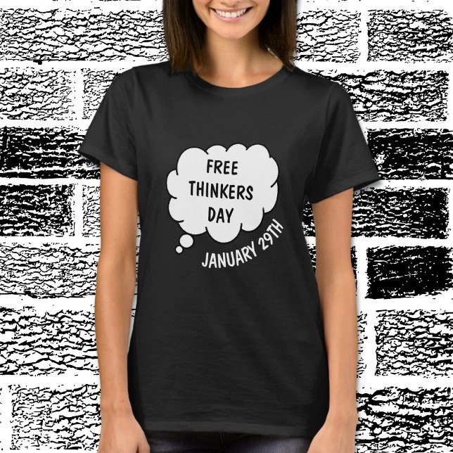 Den 29 januari är ledig Thinkers Day-skjorta T Shirt (Skapare uppladdad)