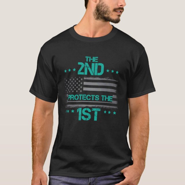 Den 2:a skyddar den 1:a t shirt (Framsida)