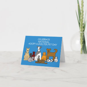 Den 30 april, nationell adoptionsdag för fritidsbå kort