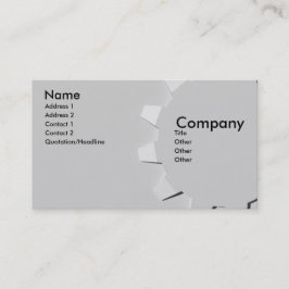 den 3D utföra i relief looken utrustar Visitkort