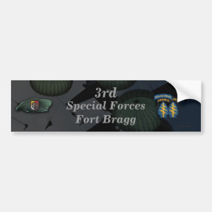 den 3rd sakkunniga tvingar den Fort Bragg Bildekal