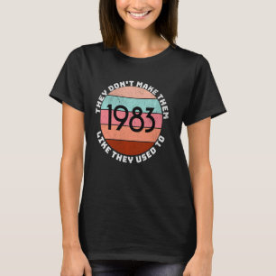 Den 40:e kvinnodagen 1983 80:e gamla Party-vint T Shirt