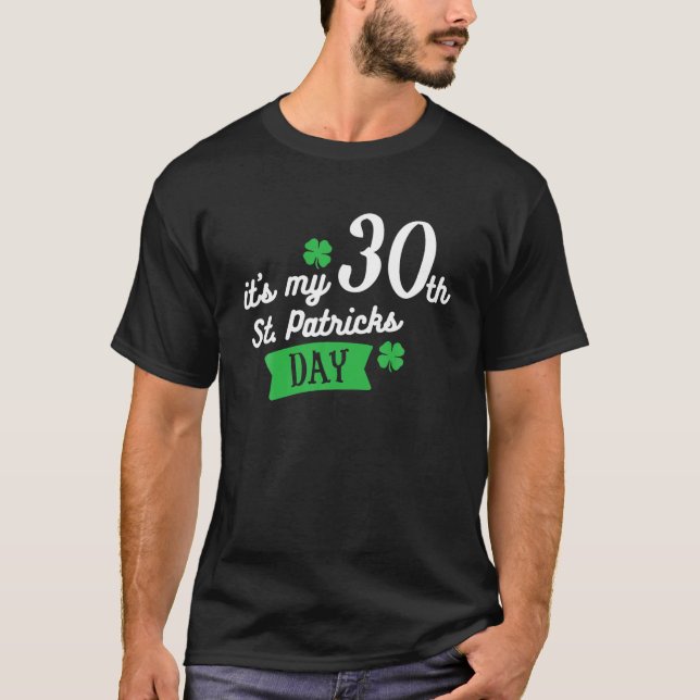 Den 40:e St. Patricks Day 40. Födelsedag T Shirt (Framsida)