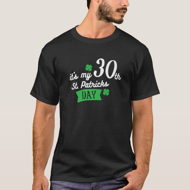 Den 40:e St. Patricks Day 40. Födelsedag T Shirt (Framsida)