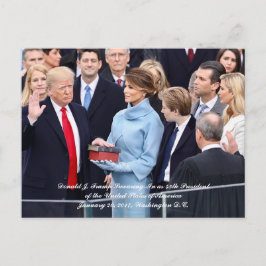 Den 45:e presidenten Donald Trump Vykort