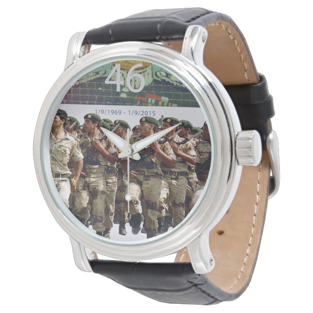 Den 46:e (Gaddafi Watch) Armbandsur (Vinklad)