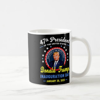 Den 47:e presidenten Donald Trump Inauguration Day Kaffemugg