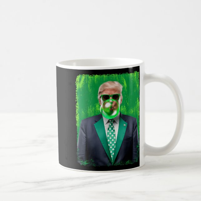 Den 47:e presidenten St patricks day Irish Trump B Kaffemugg (Höger)