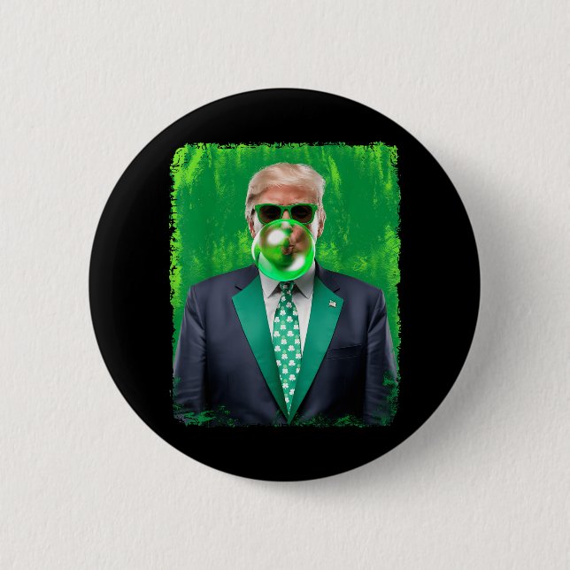 Den 47:e presidenten St patricks day Irish Trump B Knapp (Framsida)