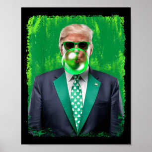 Den 47:e presidenten St patricks day Irish Trump B Poster