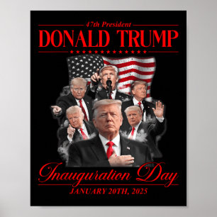 Den 47:e presidenten, United State Inauguration Tr Poster