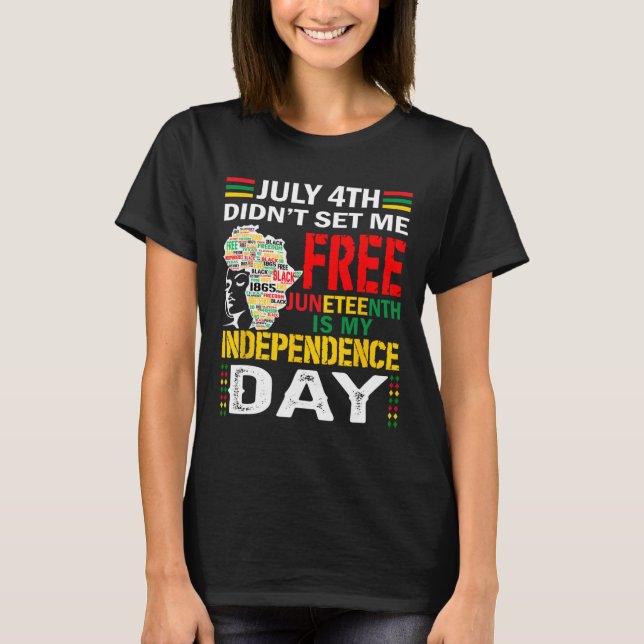Den 4:e gav mig inte gratis Junttelfte T Shirt (Framsida)