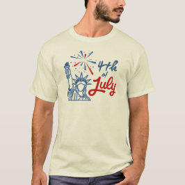 Den 4:e juli är en bra dag t shirt