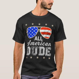 Den 4:e juli-matchande familjen Sungl US T Shirt