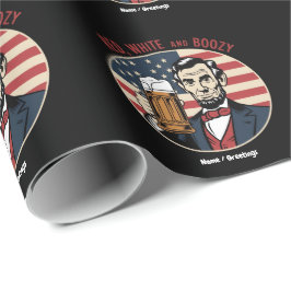 Den 4:e juli Red White och Boozy Presentpapper