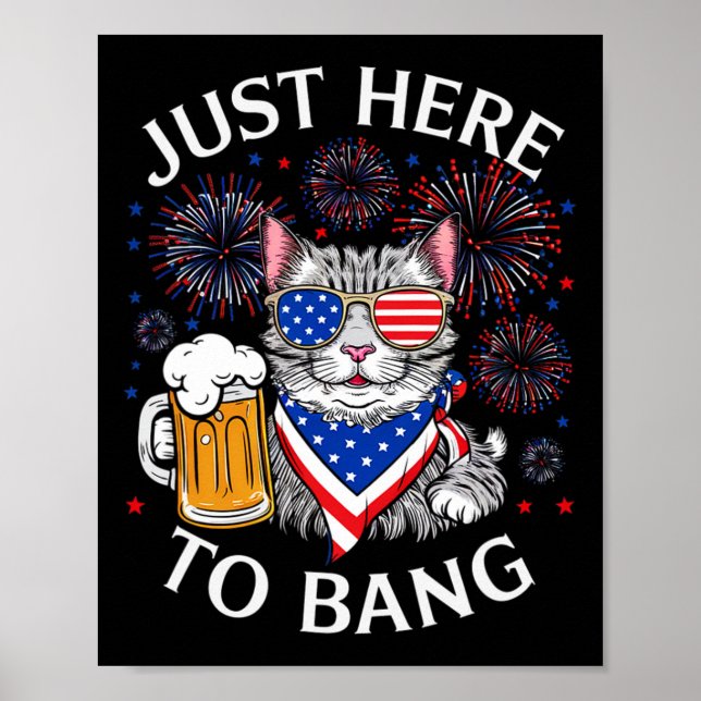 Den 4:e juli var du här för att bang poster (Framsidan)
