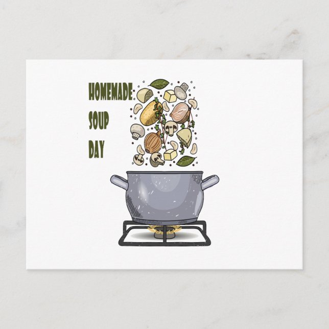 Den 4 februari - Homemade Soppa-dagen Vykort (Framsida)