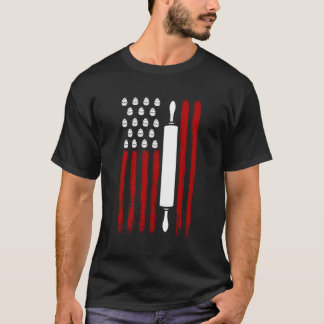 Den 4 juli 2004, amerikanska Flagga, Baking Kärlek T Shirt