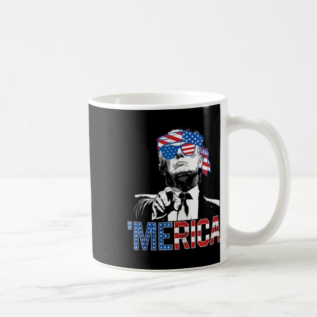 Den 4 juli 2010, Merica American Flagga Sungl Kaffemugg (Höger)