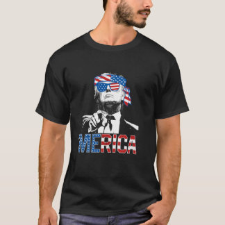 Den 4 juli 2010, Merica American Flagga Sungl T Shirt