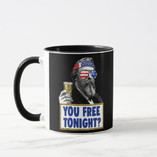 Den 4 juli 2010, Öl USA flagga, Manar, Patriotic Mugg