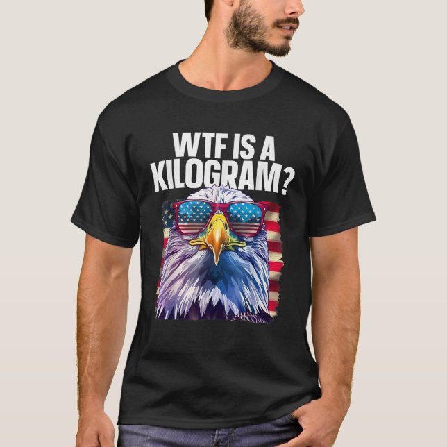 Den 4 juli 2011 är ett kilogram patriotiskt Eagl T Shirt (Framsida)