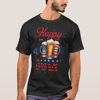 Den 4 juli 2011: Beer Shirt - Patriotic Party Vib T Shirt