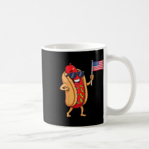 Den 4 juli 2011, Flagga "Lena Hundar Patriotic US Kaffemugg