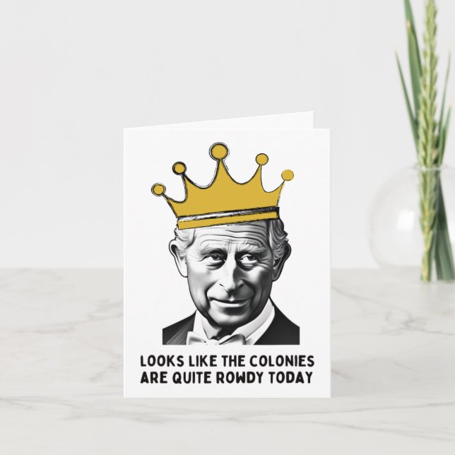 Den 4 juli 2011, Independence day Kung Charles Br Kort (Framsida)