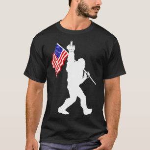 Den 4 juli 2011, Mitten, USA flagga T Shirt