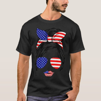 Den 4 juli 2011: Patriotic American Flagga Fjärde  T Shirt