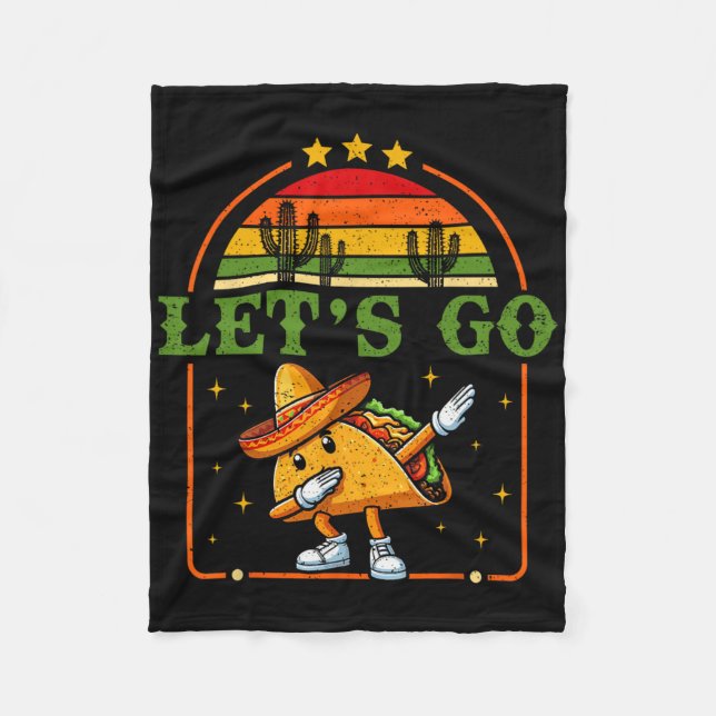 Den 4 juli 2011: Patriotic Dabbing Taco Meme Let' Fleecefilt (Framsidan)
