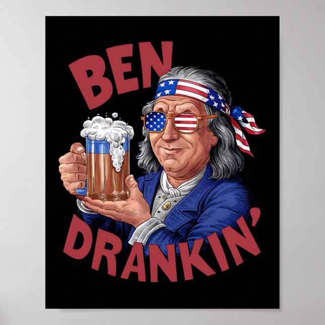 Den 4 juli 2011, president Party Franklin Ben Poster (Framsidan)